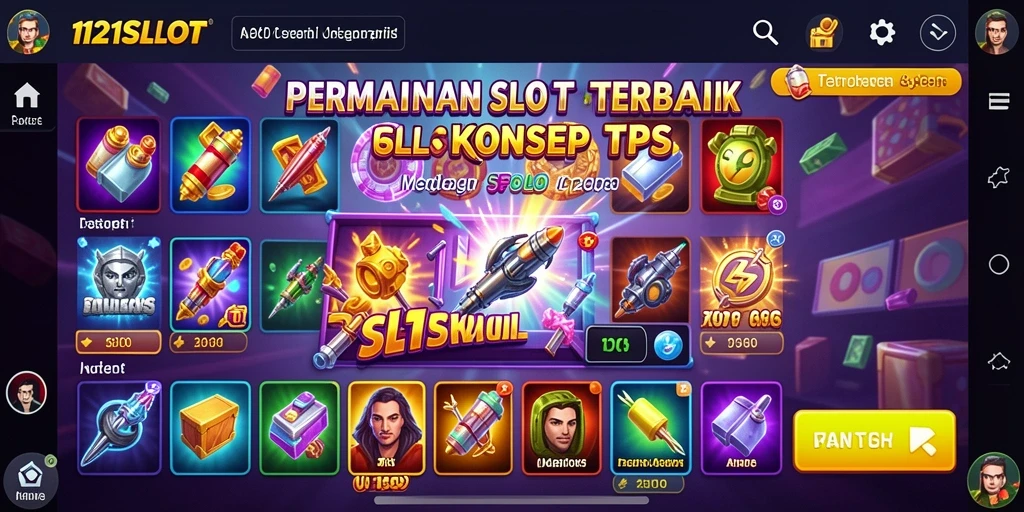 Tampilan menarik dari gameplay slot 1121SLOT yang mendebarkan.