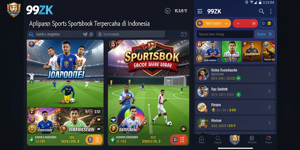 Tampilan permainan taruhan olahraga di 99ZK yang menarik.