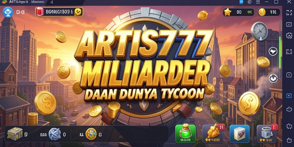 Tampilan gameplay ARTIS777 dengan berbagai pilihan bisnis yang menarik.