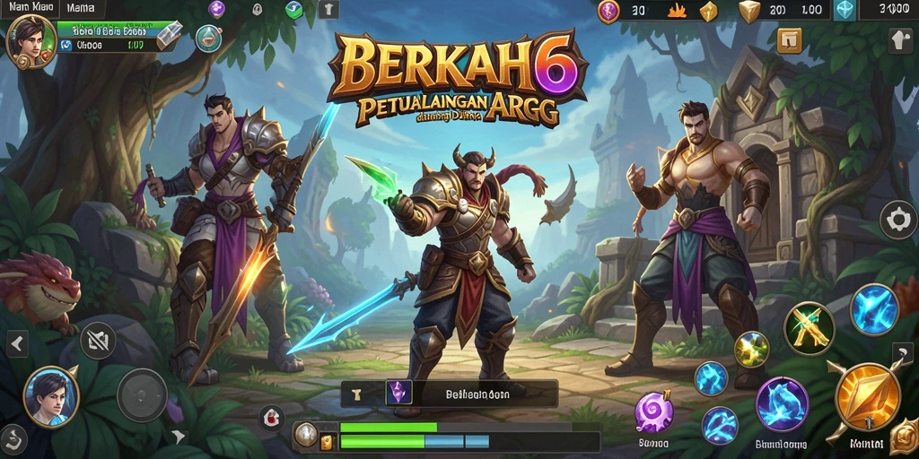 Tampilan gameplay epik dalam dunia <strong>BERKAH6</strong> yang penuh aksi.