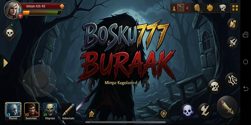Tampilan gameplay yang menakutkan dan atmosfer yang mencekam.