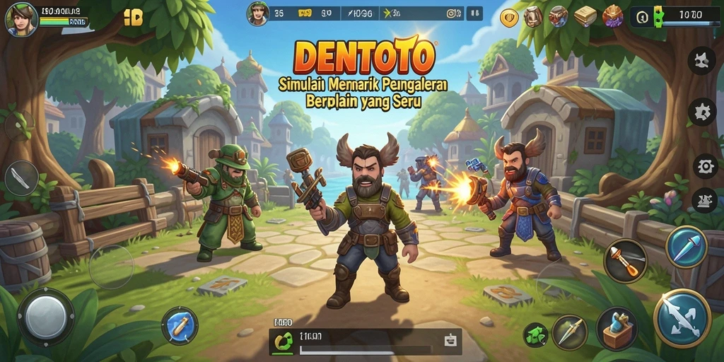 Screenshot DENTOTO menampilkan momen seru gameplay simulasi yang membuat ketagihan.