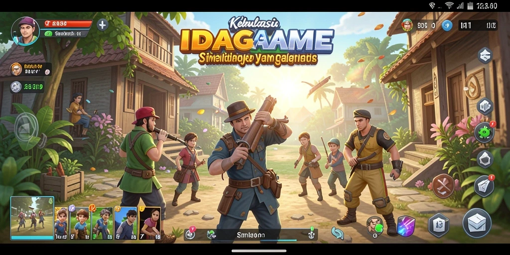 Tampilan gameplay <strong>IDAGAME</strong> yang menampilkan momen interaktif yang menarik.