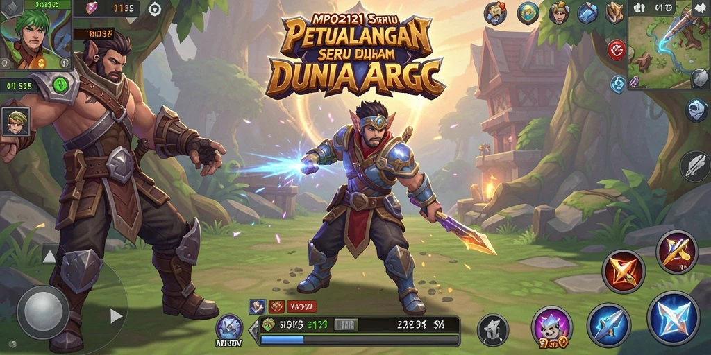 Tampilan menarik dari gameplay ARPG MPO2121 yang penuh aksi.