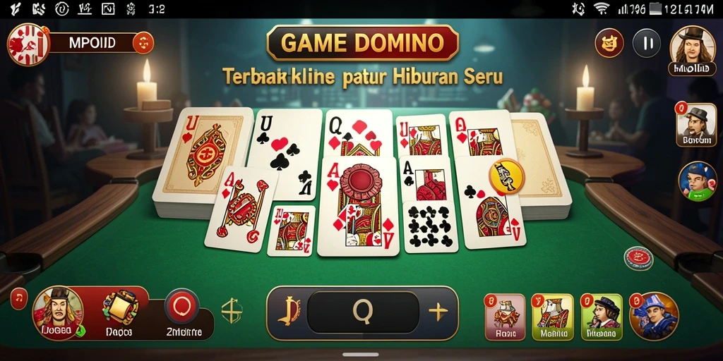 Tampilan gameplay seru dari MPOID yang menunjukkan pertempuran domino.