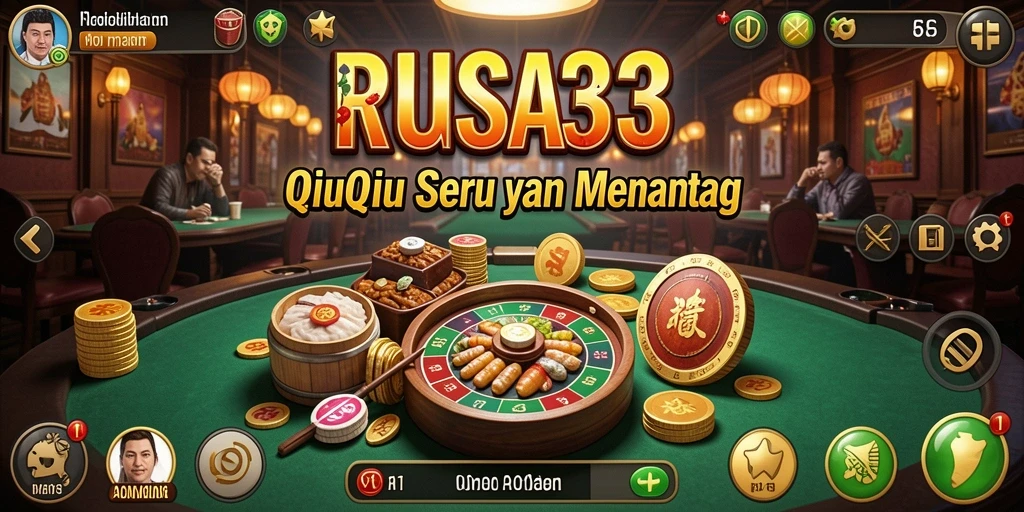 Gameplay RUSA33 yang mendebarkan dalam permainan QiuQiu.