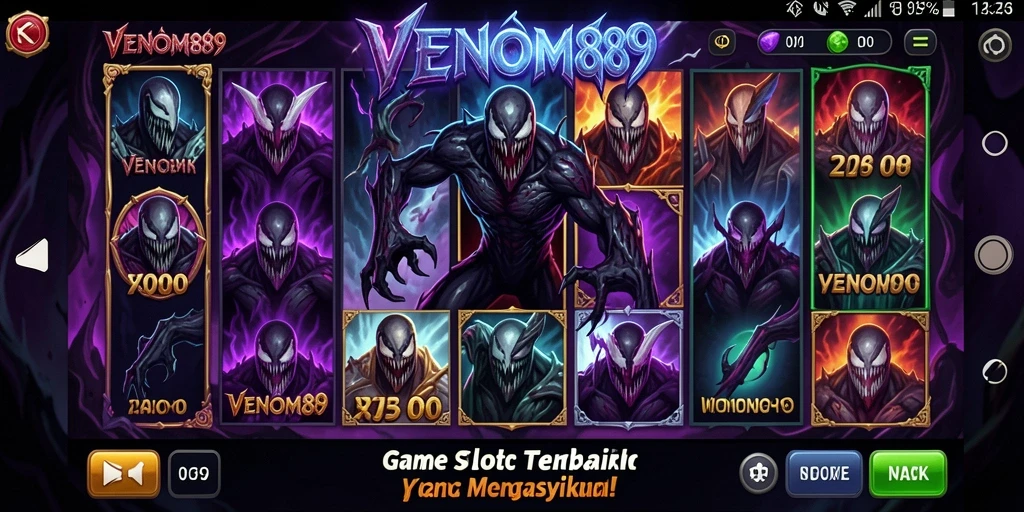 Tampilan gameplay unik dan menarik dari VENOM889.